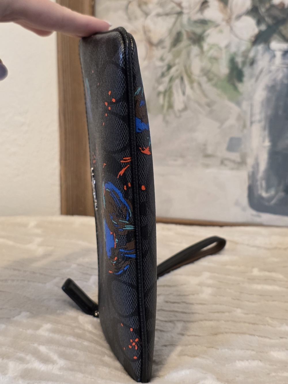 COACH Sierra Bird - Black Signature Coated Canvas - Picture 4 of 11